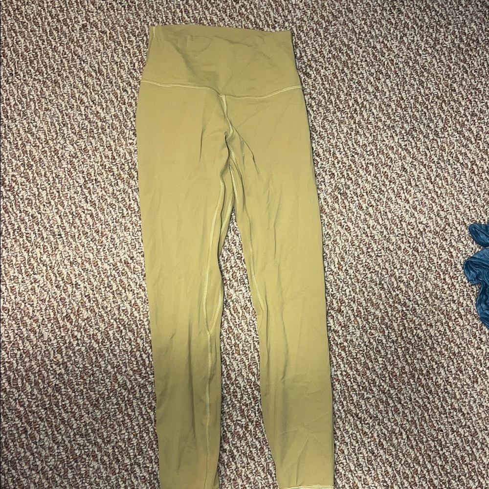 Lululemon yellow align leggings